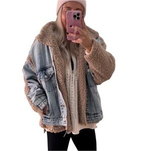 Polagram Tan Sherpa Jacket NEW